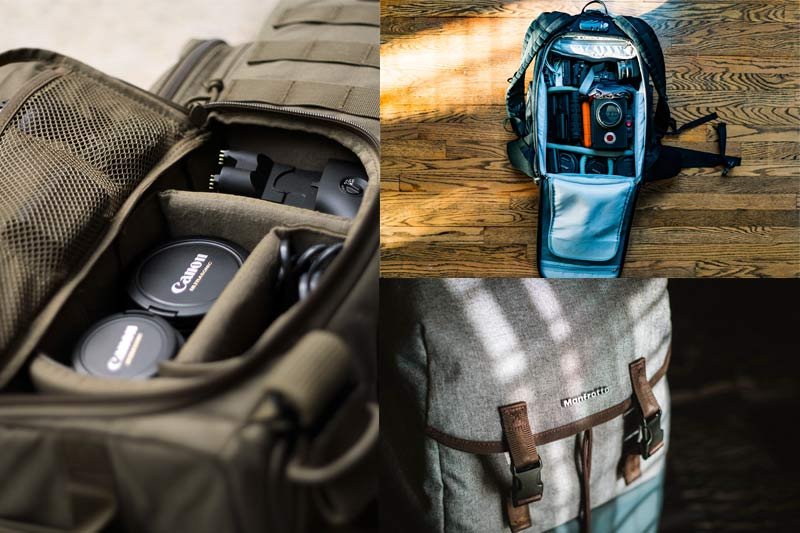 Bolsos, mochilas y fundas para cámaras de fotos